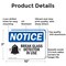Signmission Glass Break Detector In Use, 10 in W x Rectangle, Aluminum OS-2PACK-NS-A-710-L-13106 - alternate 7